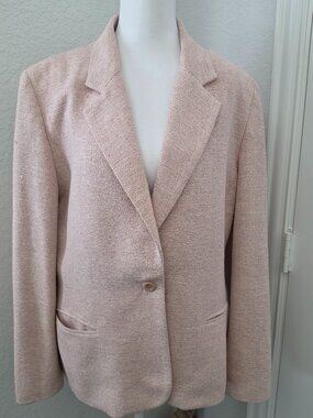 Women's Light Pink Silk Kate Hill Jacket size 14